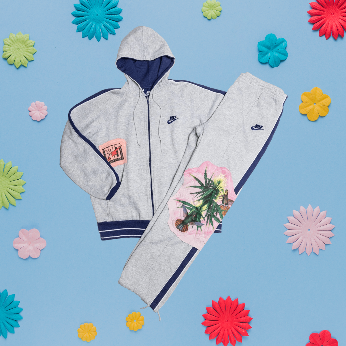 Free Track Suit Fun Background Mercari Photo Template
