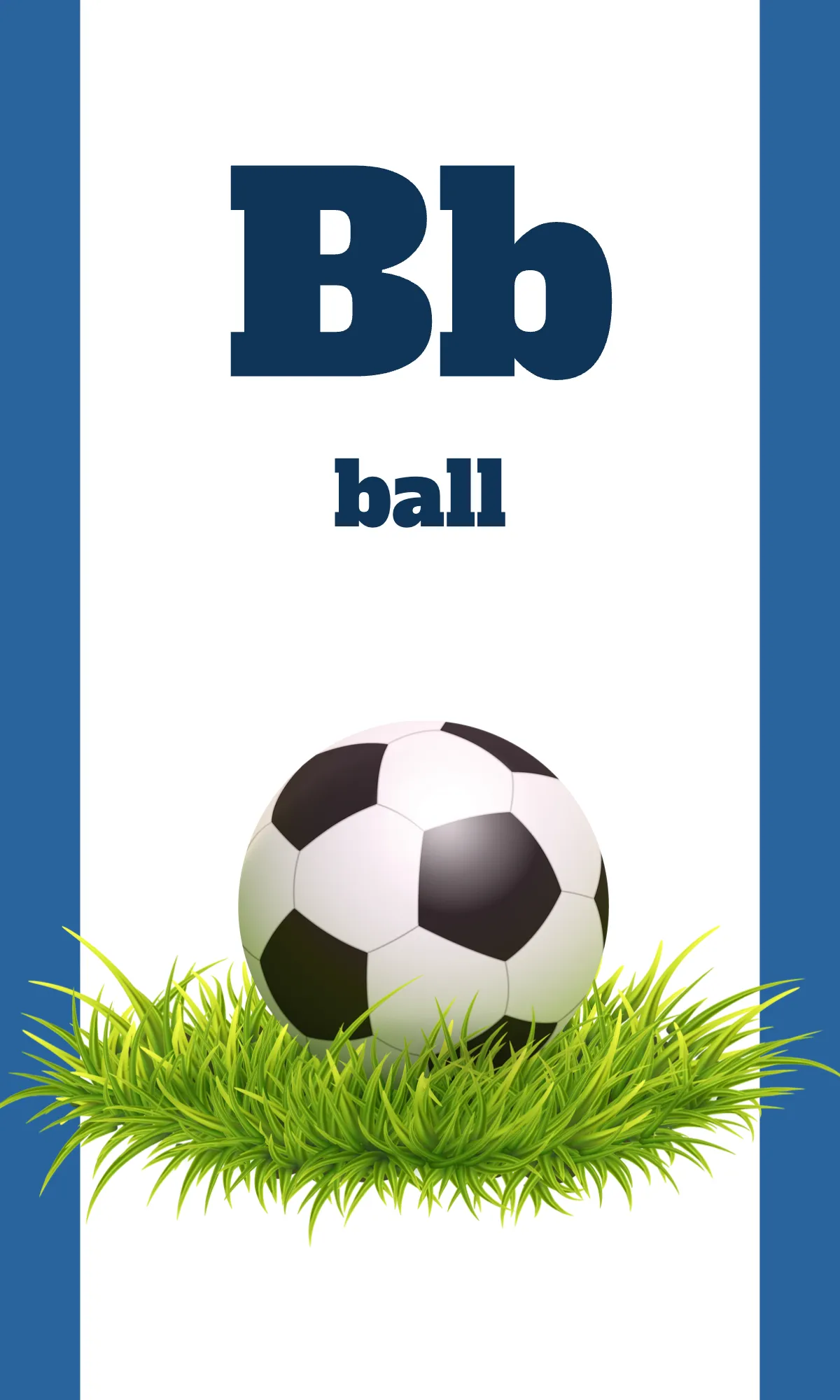 Free Alphabet Flashcards with Backgrounds Template to Edit Online