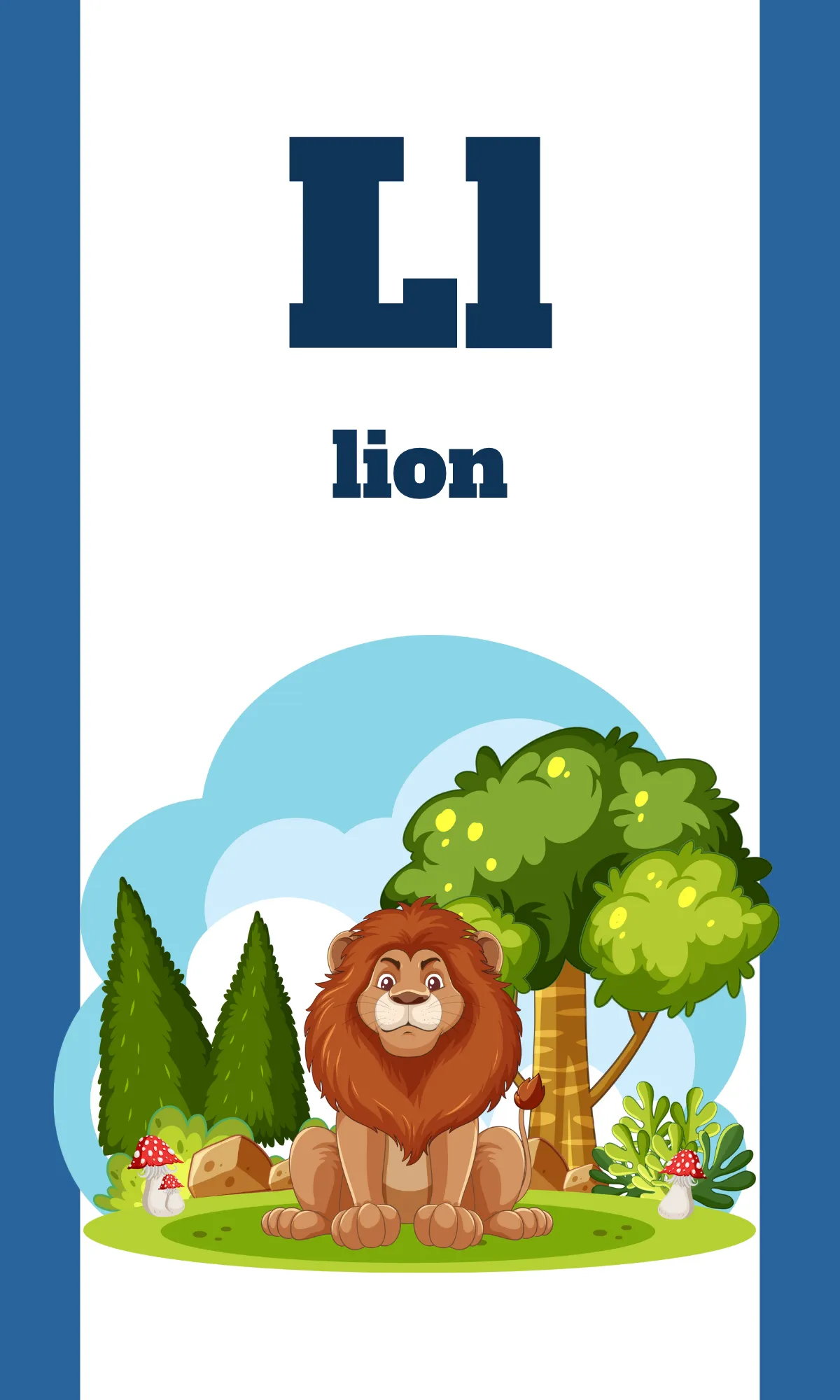 Free Alphabet Flashcards with Backgrounds Template to Edit Online