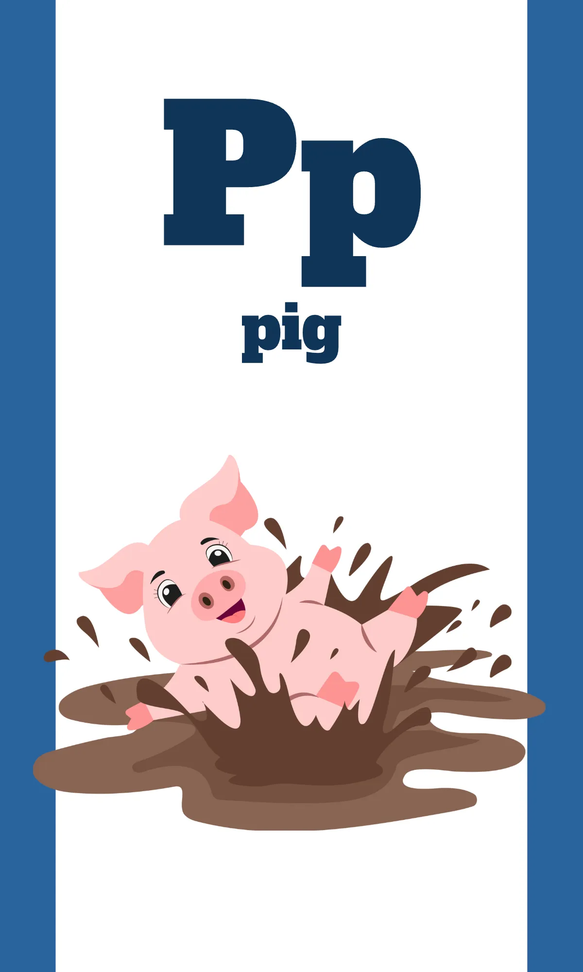 Free Alphabet Flashcards with Backgrounds Template to Edit Online