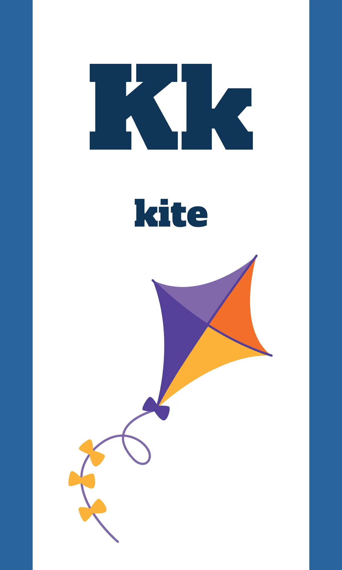 Free Alphabet Flashcards with Backgrounds Template to Edit Online