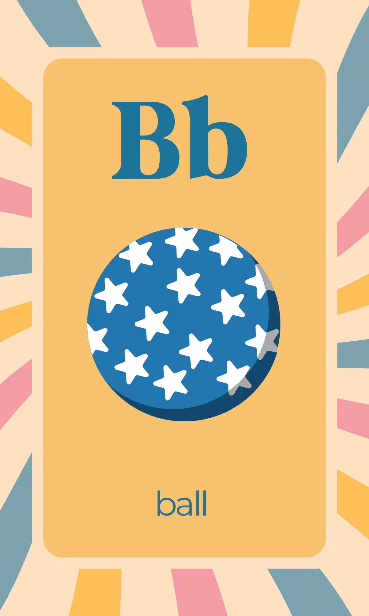 Free Colorful Alphabet Flashcards Template to Edit Online