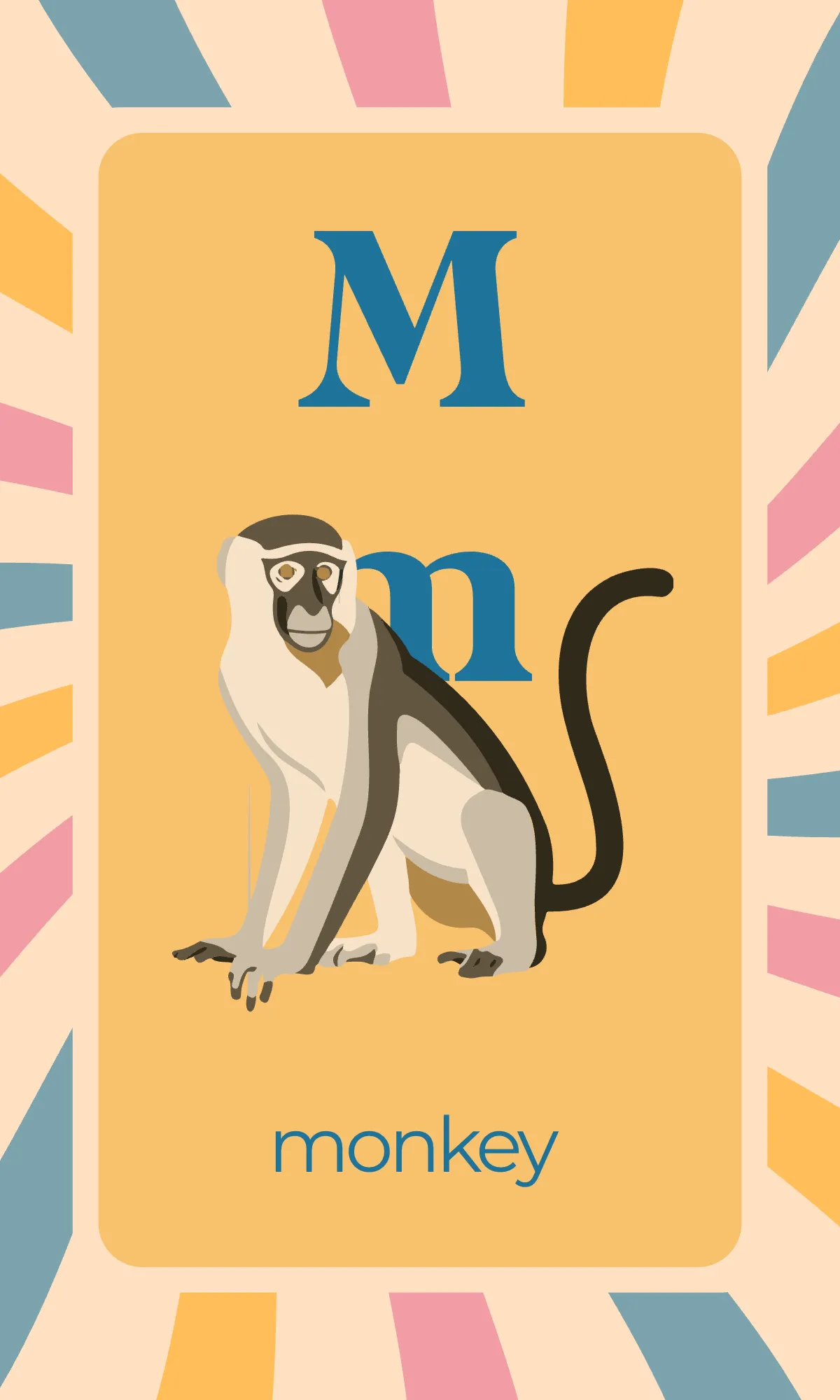 Free Colorful Alphabet Flashcards Template to Edit Online