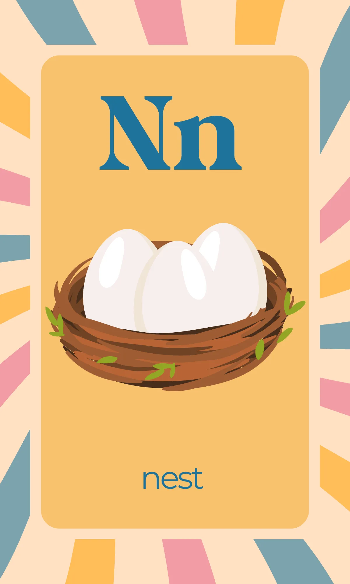 Free Colorful Alphabet Flashcards Template to Edit Online