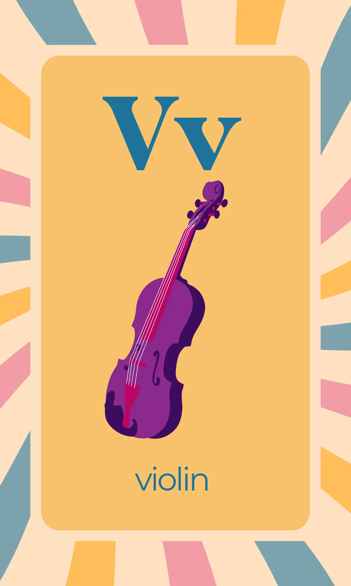 Free Colorful Alphabet Flashcards Template to Edit Online