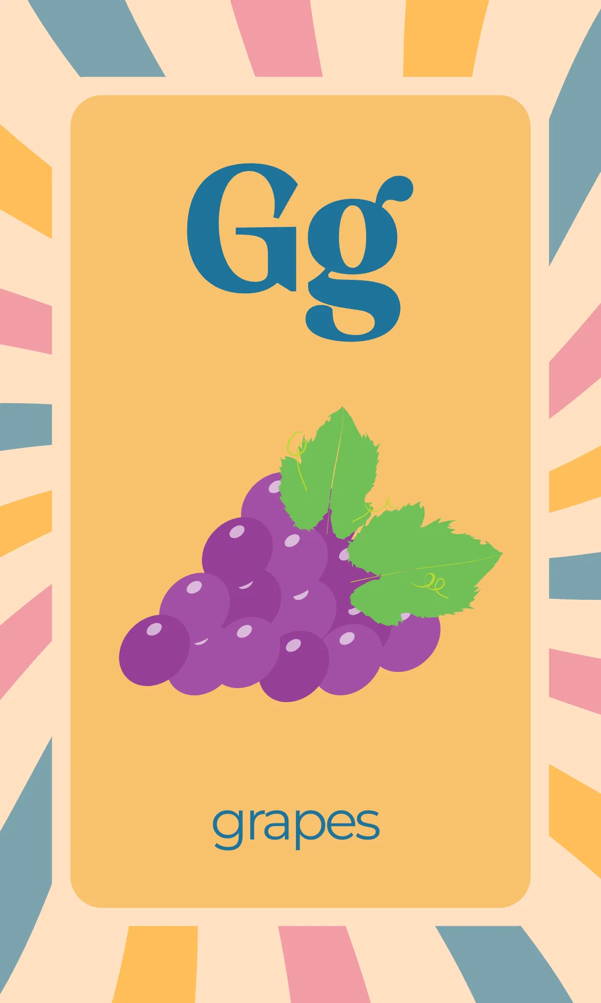 Free Colorful Alphabet Flashcards Template to Edit Online