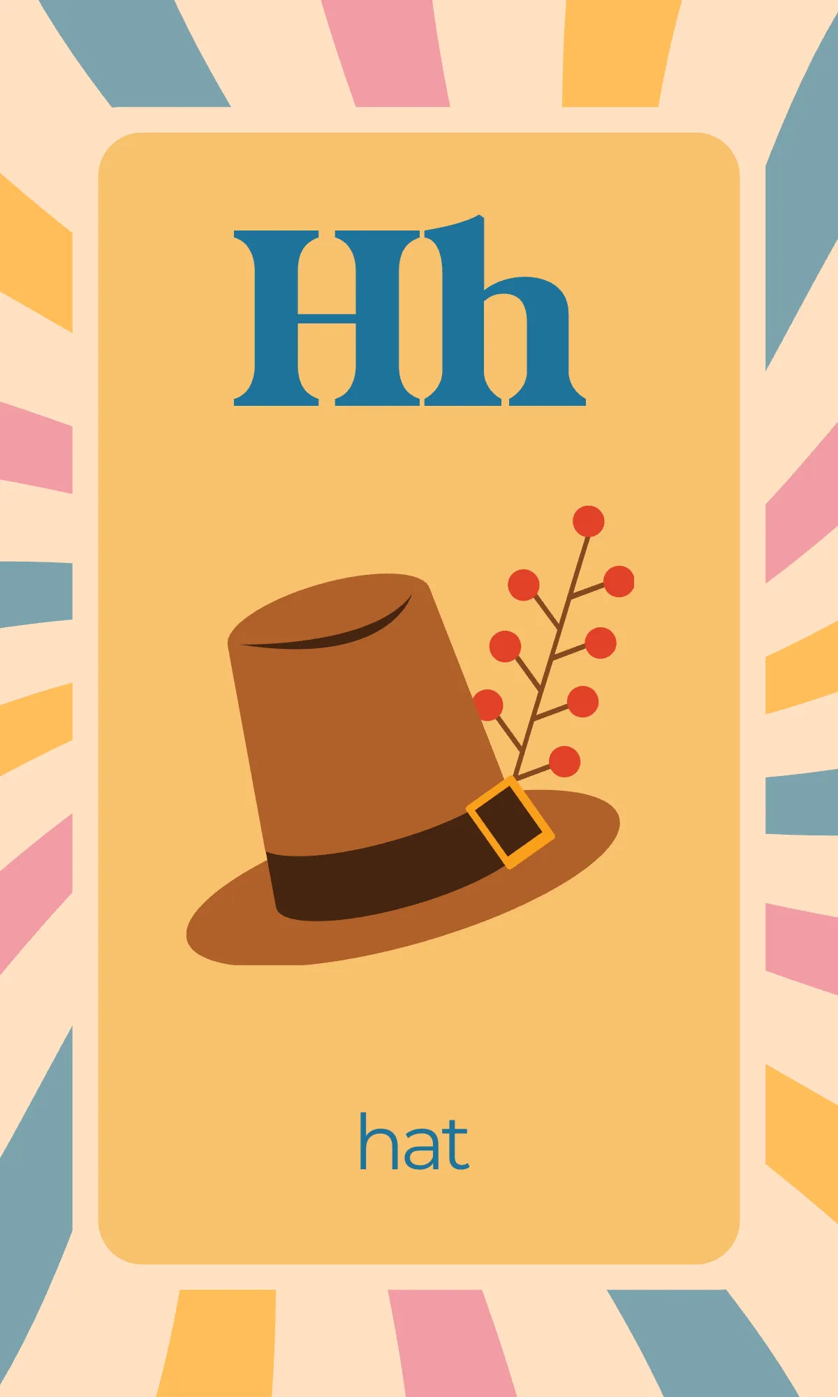 Free Colorful Alphabet Flashcards Template to Edit Online