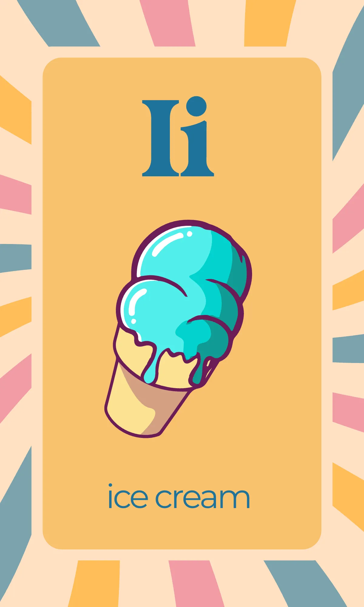 Free Colorful Alphabet Flashcards Template to Edit Online