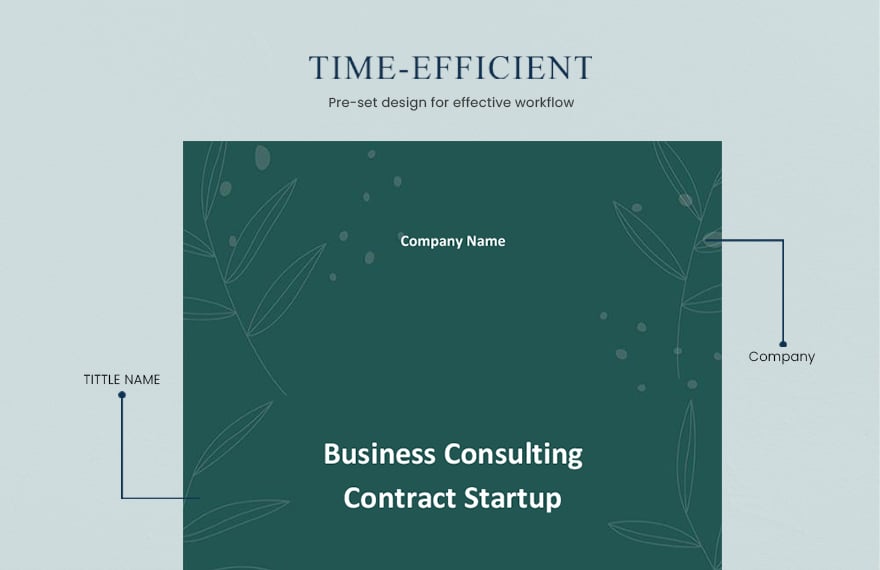 Business Consulting Contract Startup Template