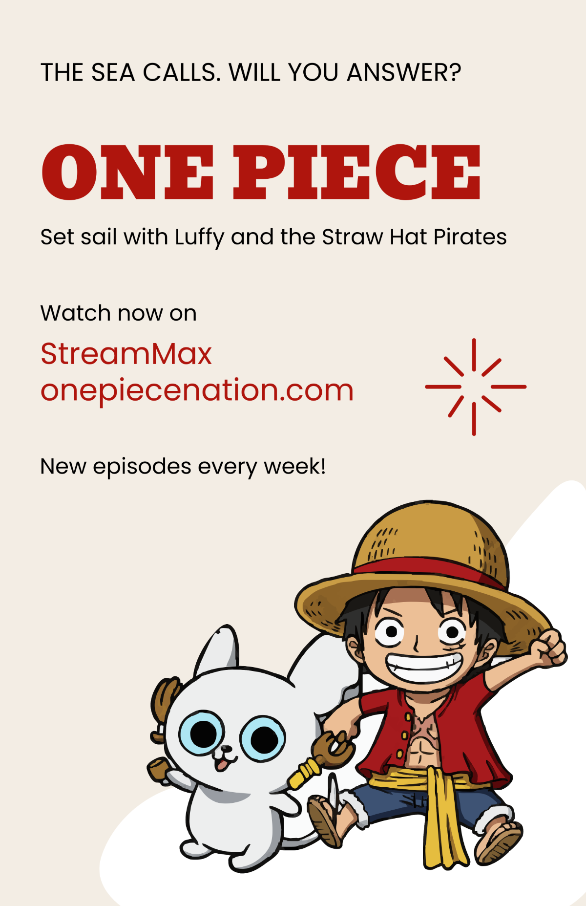 Free One Piece Poster Template