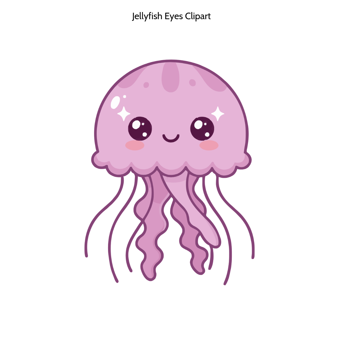 Free Jellyfish Eyes Clipart Template
