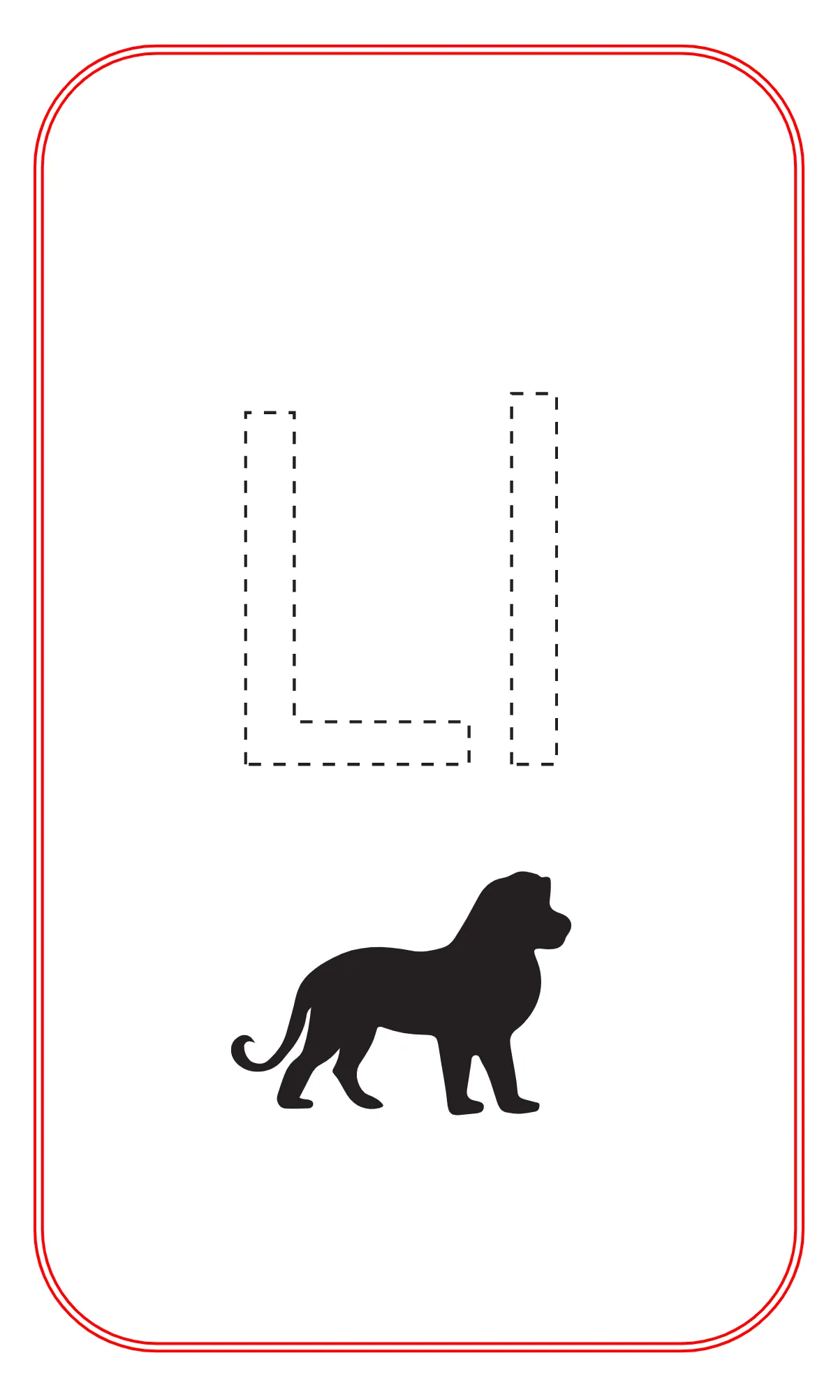 Free Blank Alphabet Tracing Flashcards Template to Edit Online