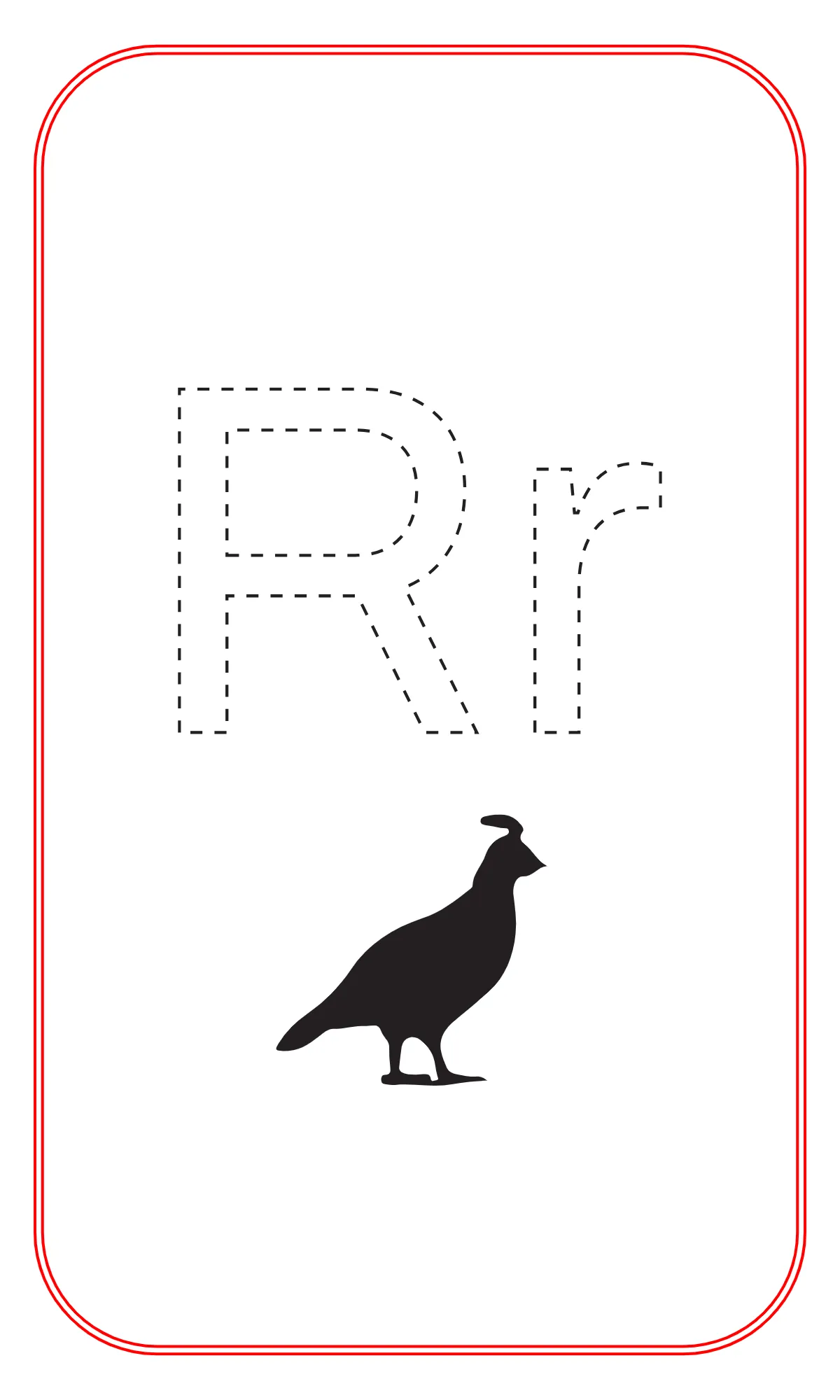 Free Blank Alphabet Tracing Flashcards Template to Edit Online