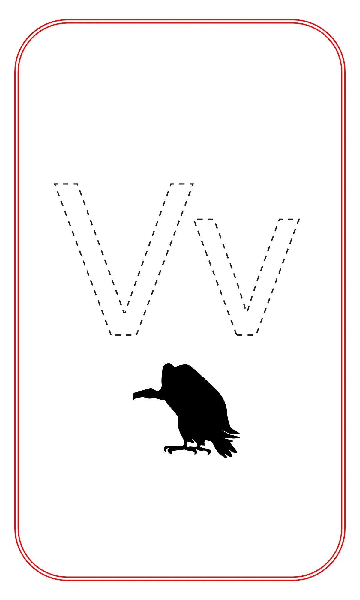 Free Blank Alphabet Tracing Flashcards Template to Edit Online
