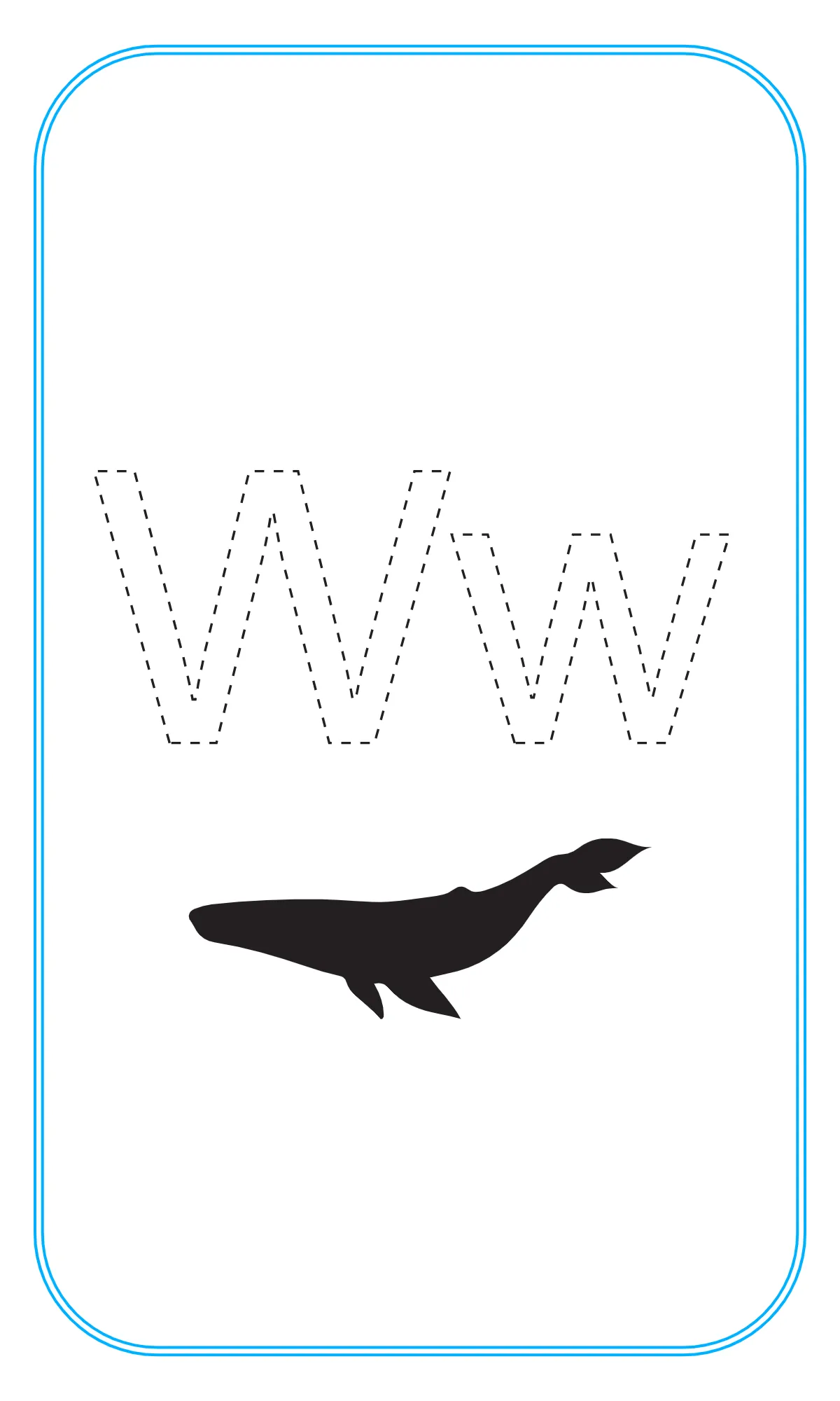 Free Blank Alphabet Tracing Flashcards Template to Edit Online