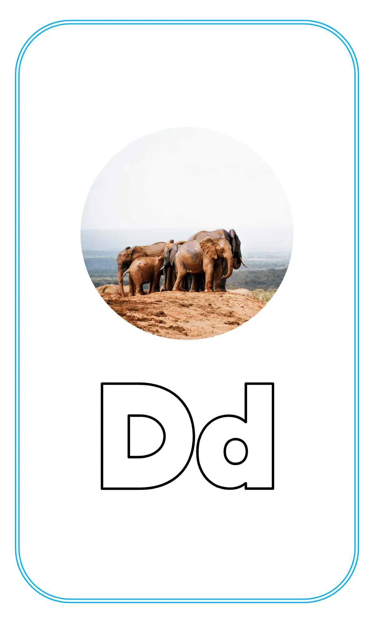 Free Blank Alphabet Tracing Flashcards Template to Edit Online