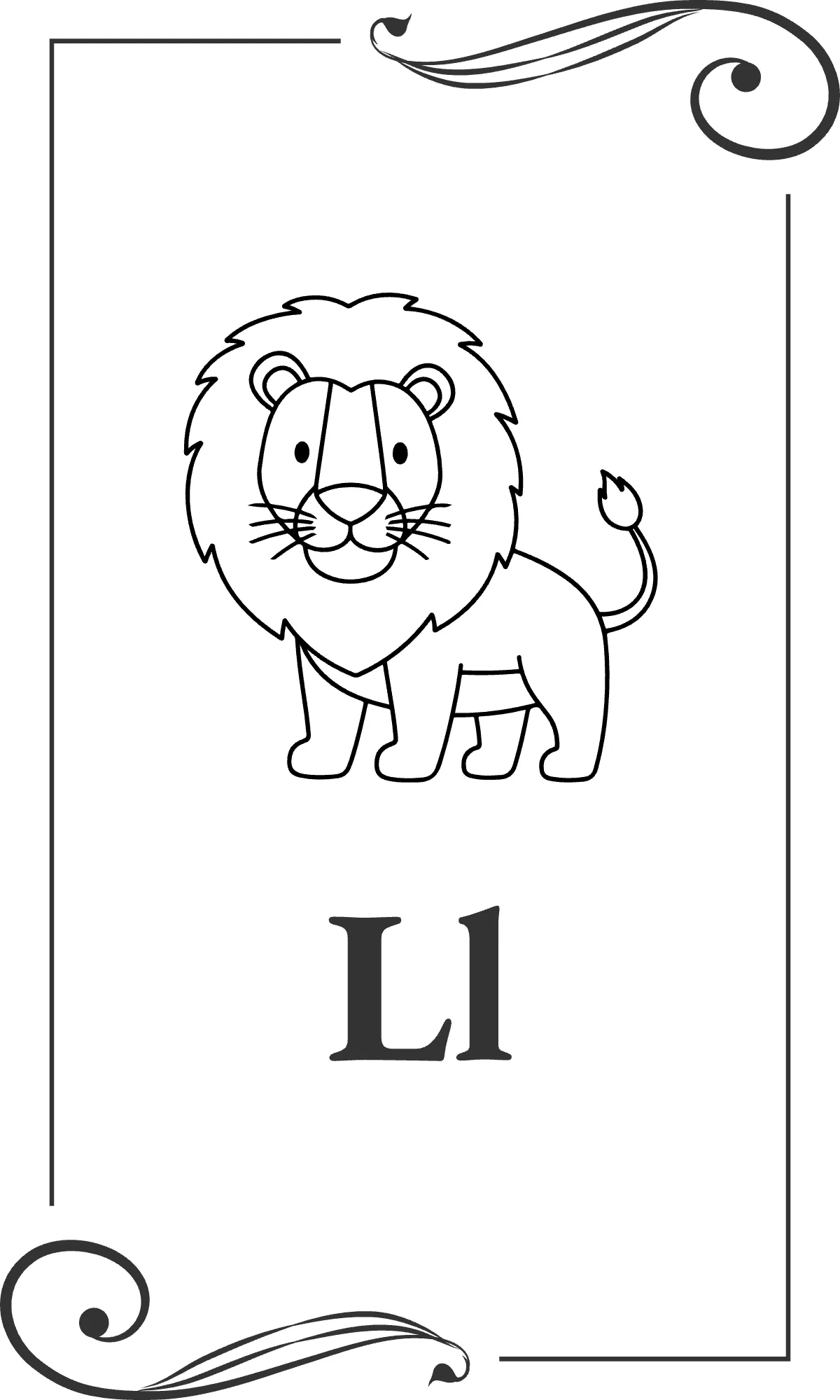 Free Coloring Alphabet Flashcards Template to Edit Online