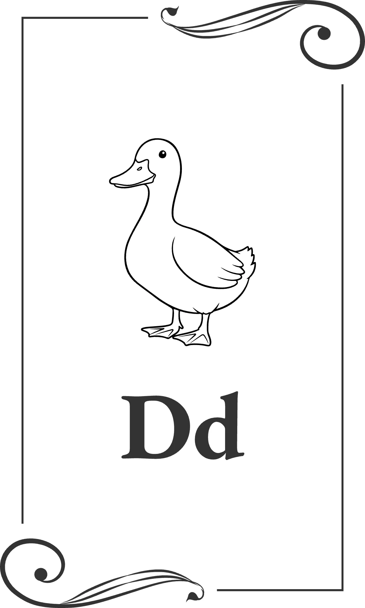 Free Coloring Alphabet Flashcards Template to Edit Online