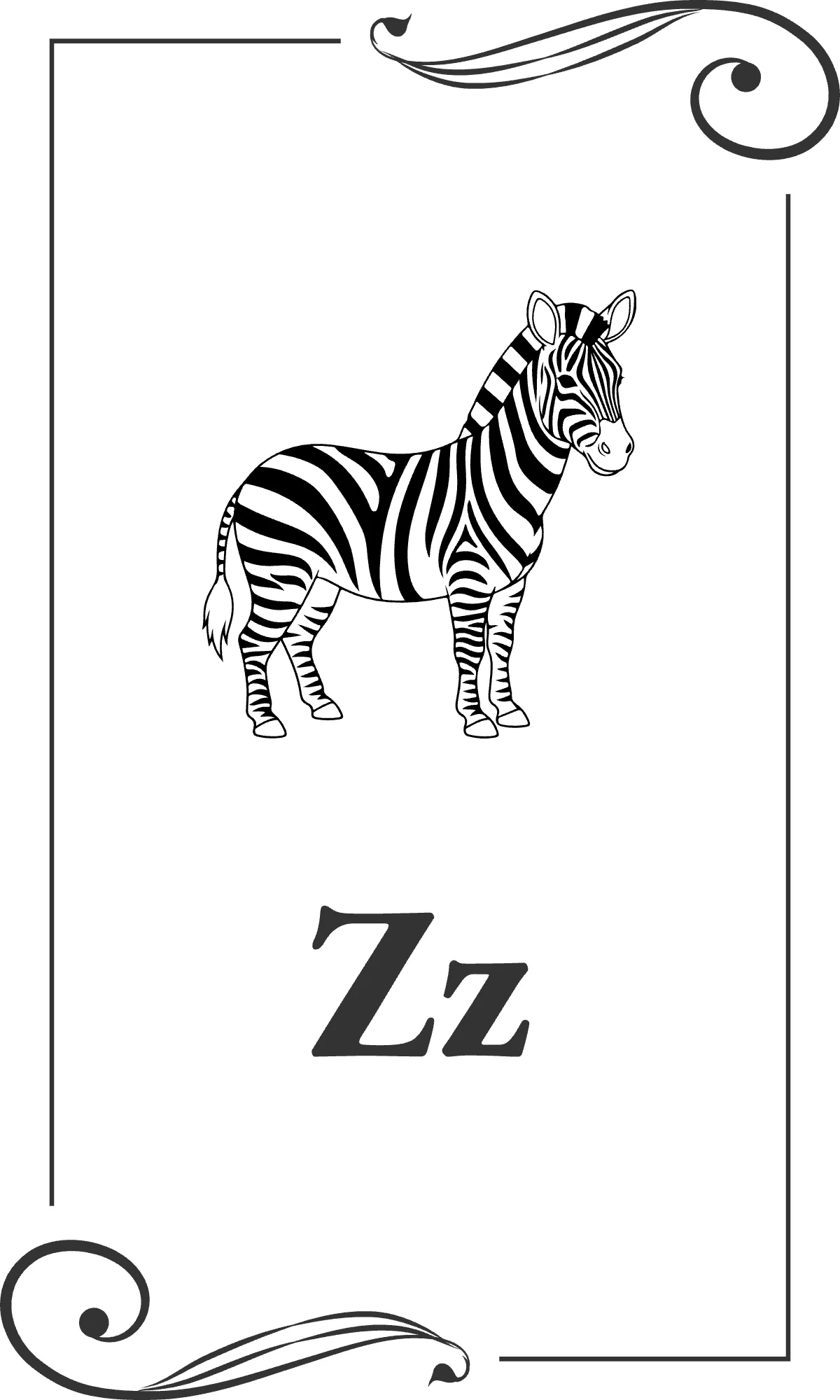 Free Coloring Alphabet Flashcards Template to Edit Online
