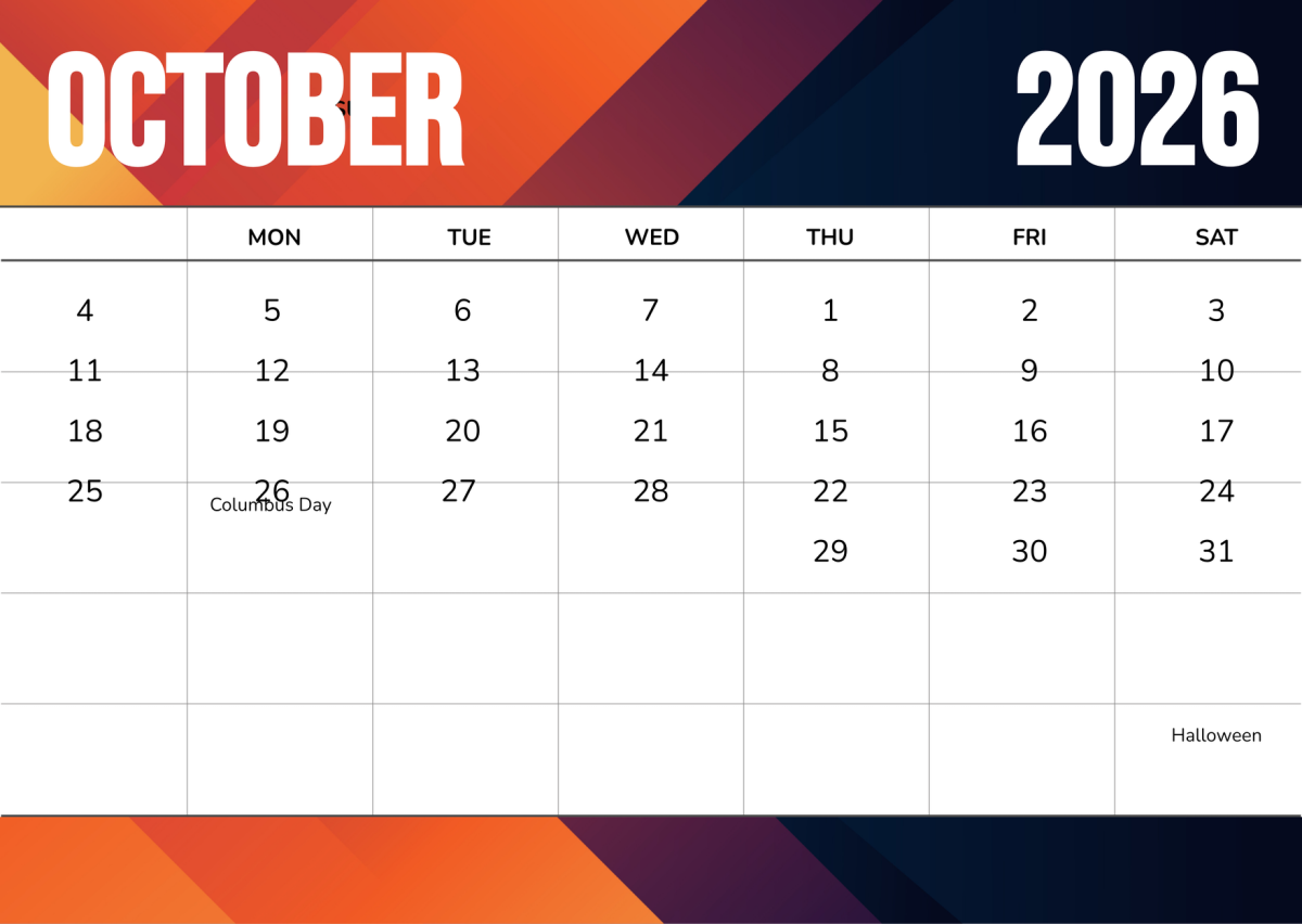 October 2026 Calendar With Holidays