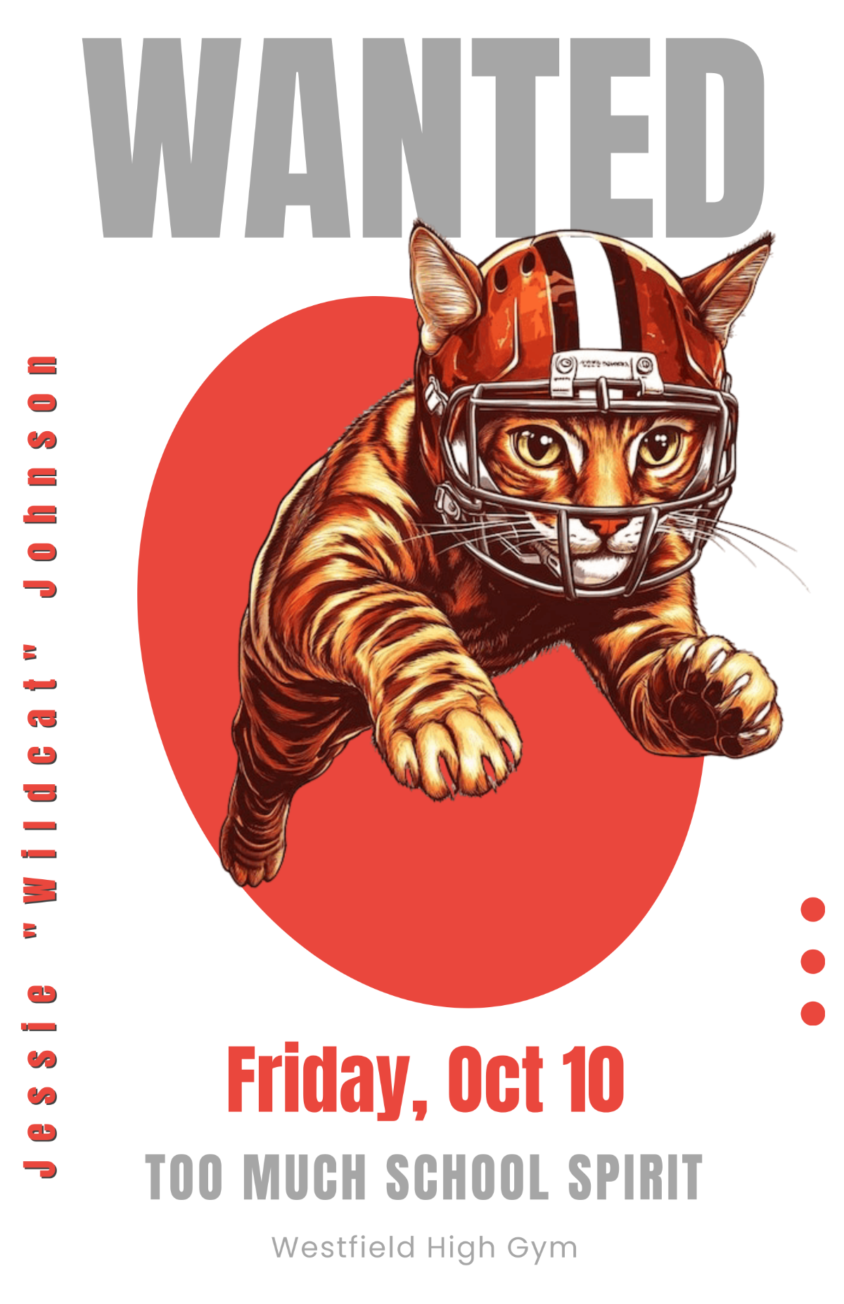 Free Wanted Homecoming Poster Template