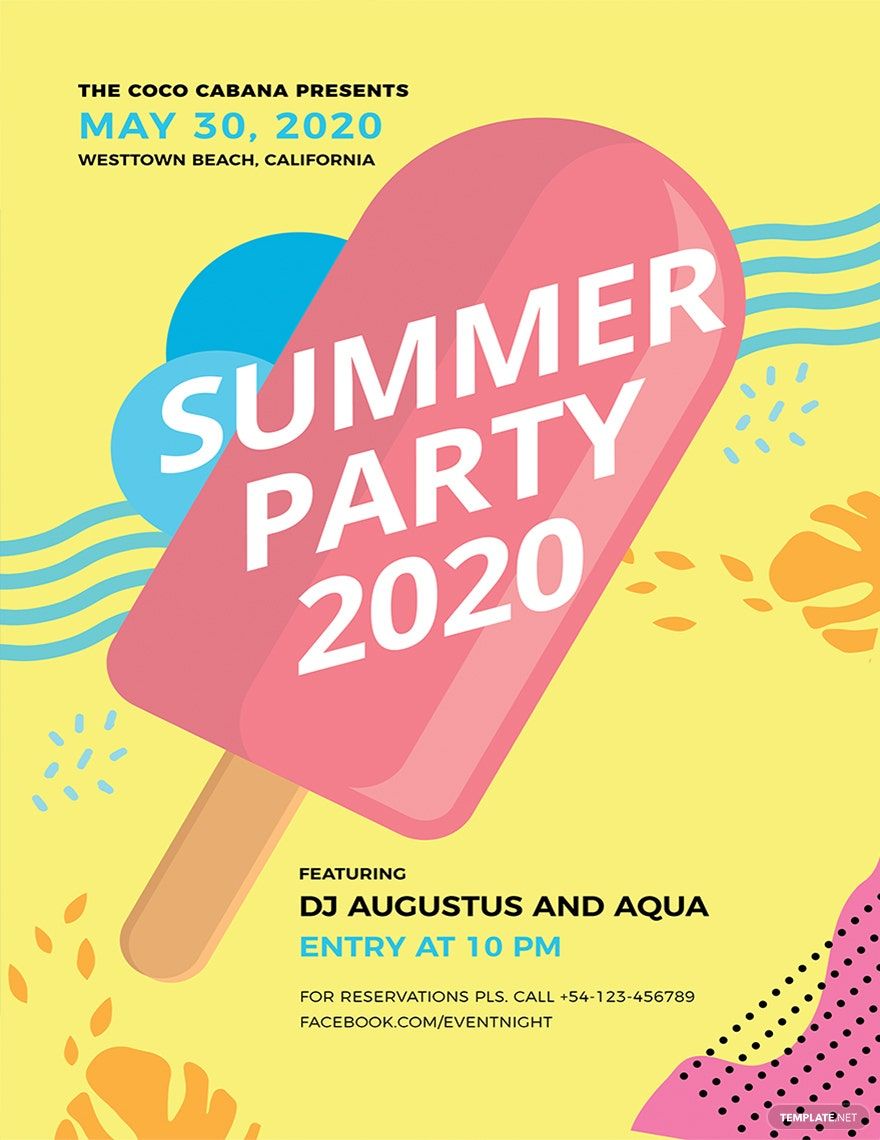 Party Promotion Flyer Template