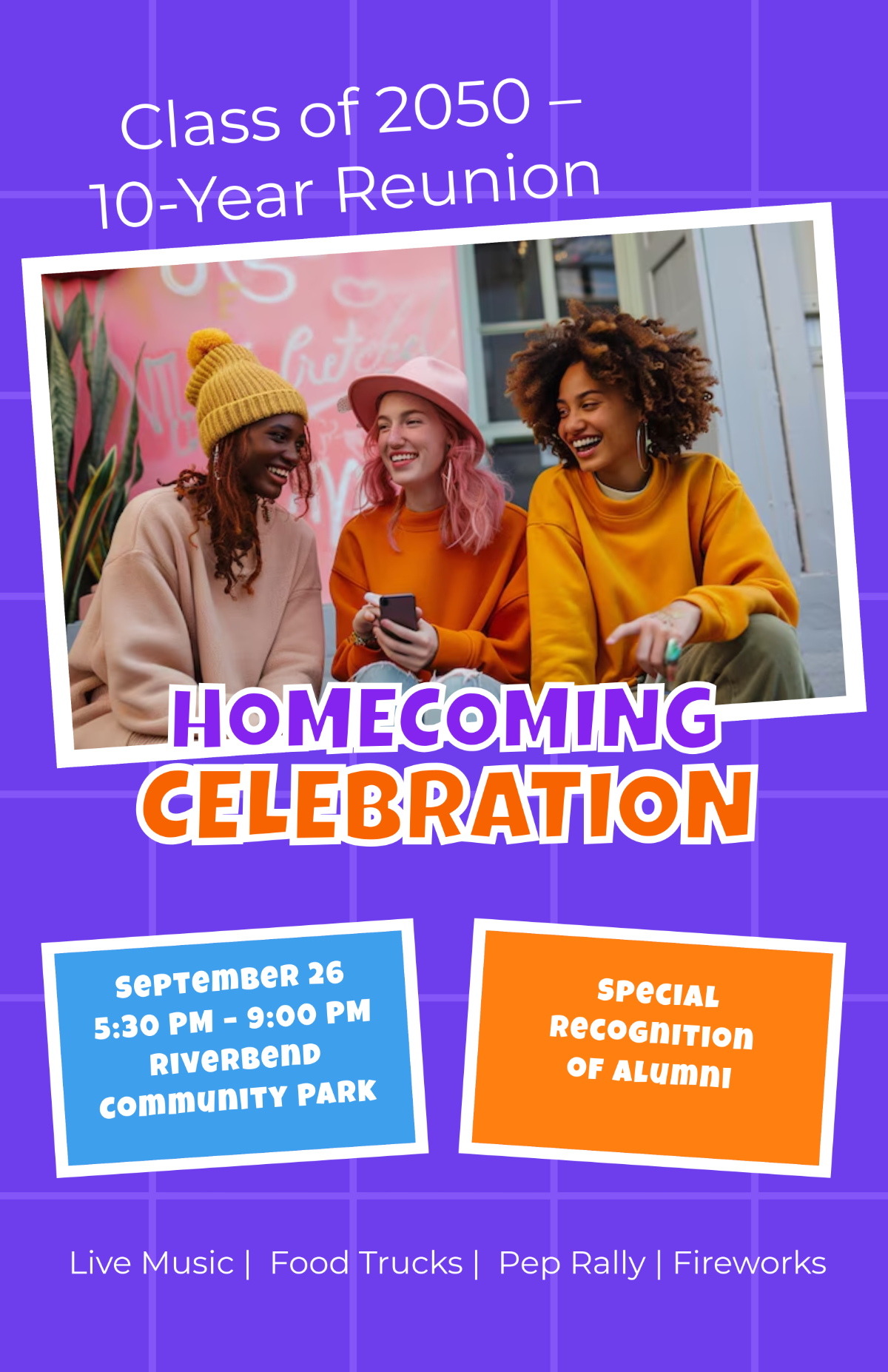 Free Homecoming Celebration Poster Template