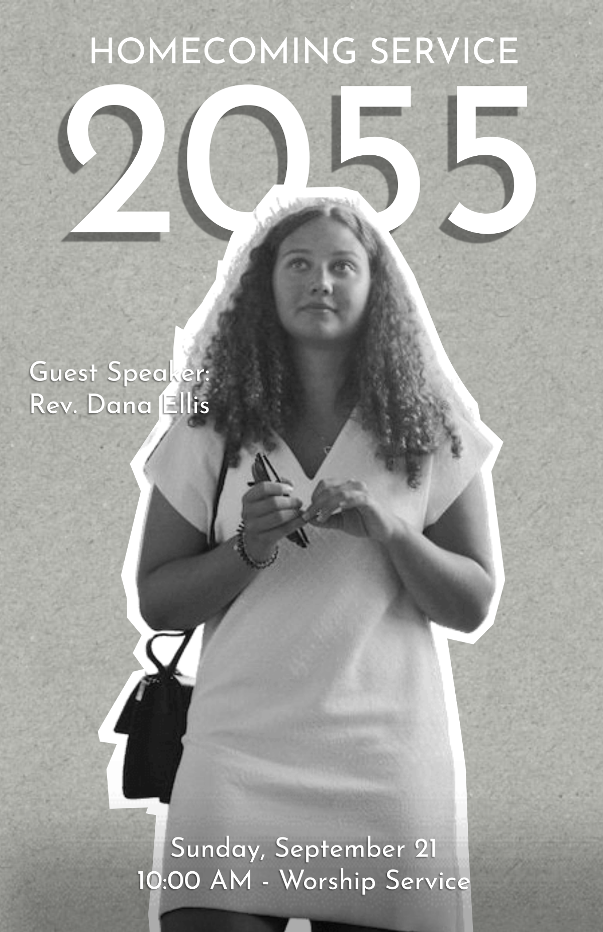 Free Modern Homecoming Service Poster Template