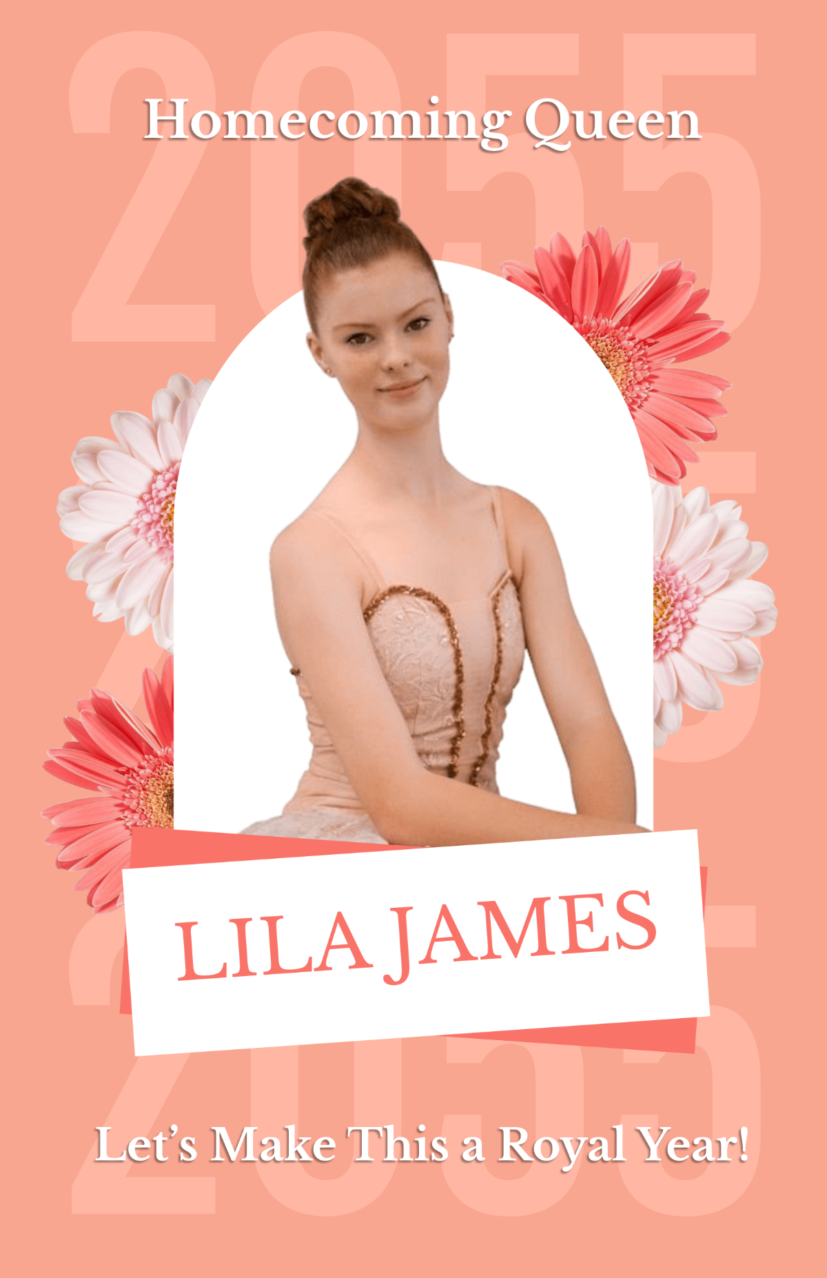 Free Homecoming Queen Poster Template