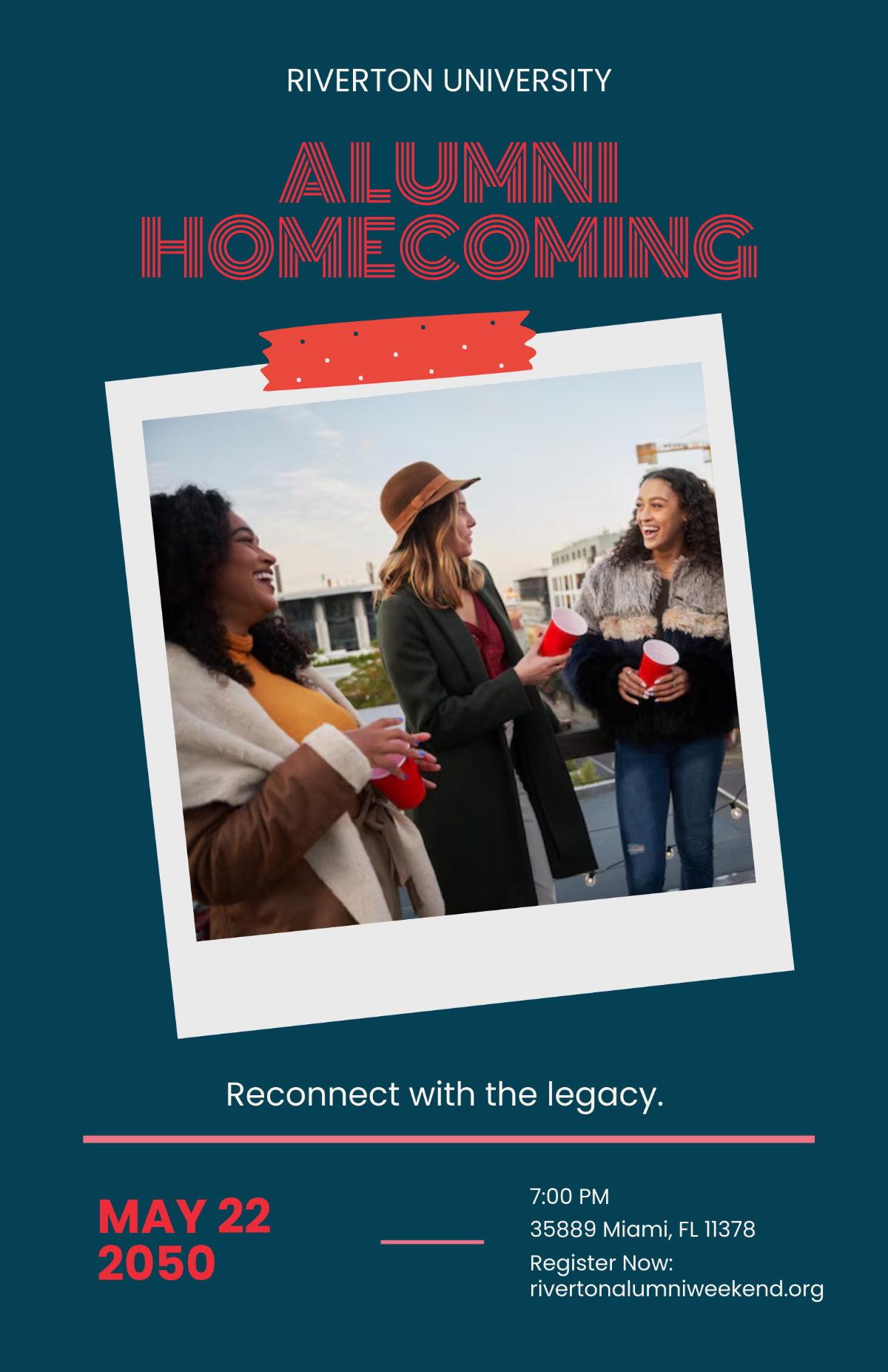 Free Alumni Homecoming Poster Template