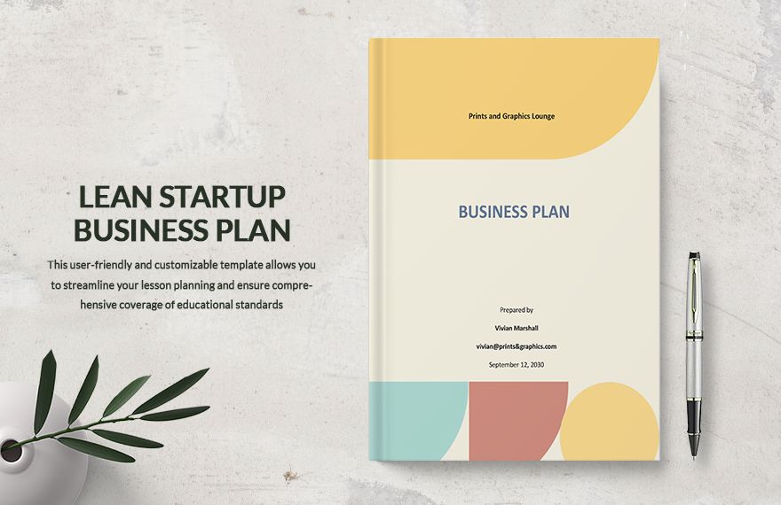 Lean Startup Business Plan Template in Word, Google Docs, PDF, Apple Pages