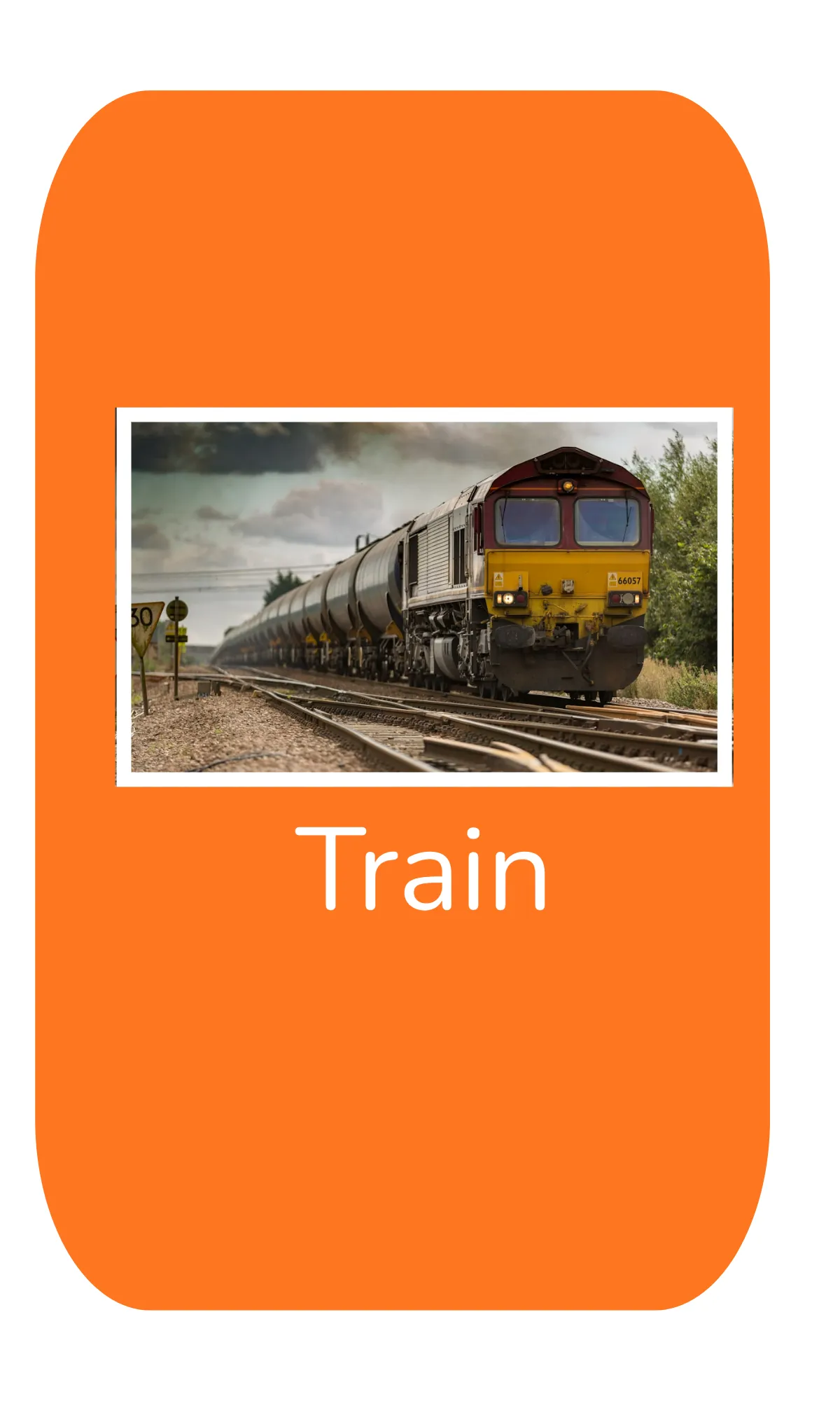 Free Transportation Alphabet Flashcards Template to Edit Online