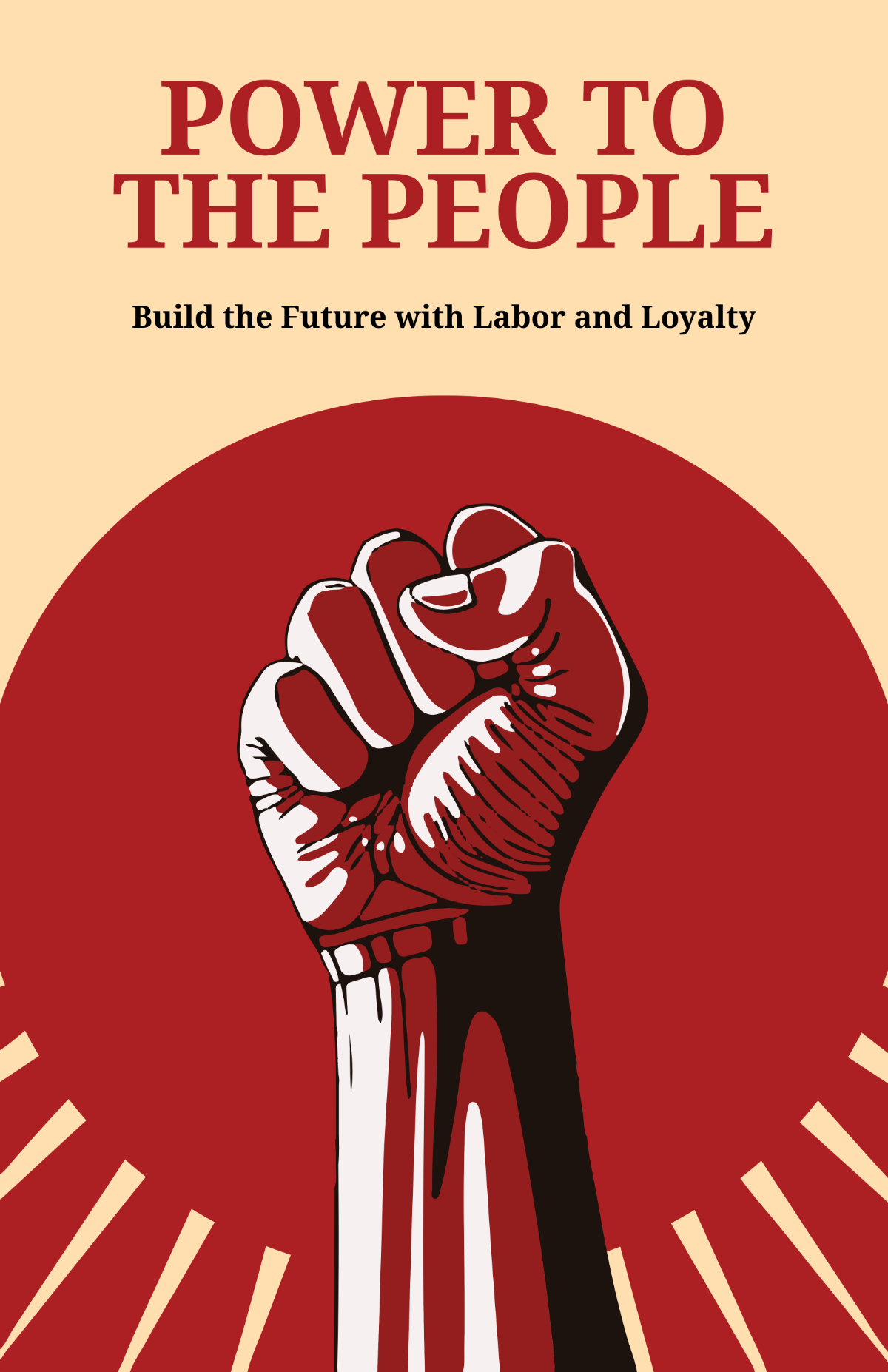 Free Communist Propaganda Poster Template