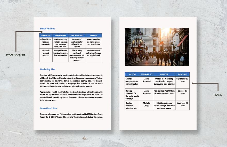 Business Plan Startup Costs Template