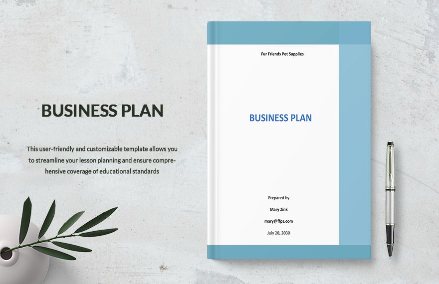 Business Plan Startup Costs Template in Word, Google Docs, PDF, Apple Pages