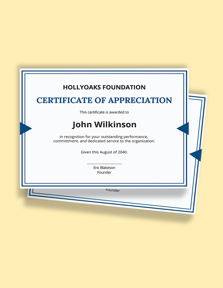 Outstanding Performance Certificate Template in Word, Google Docs, Apple Pages, Publisher