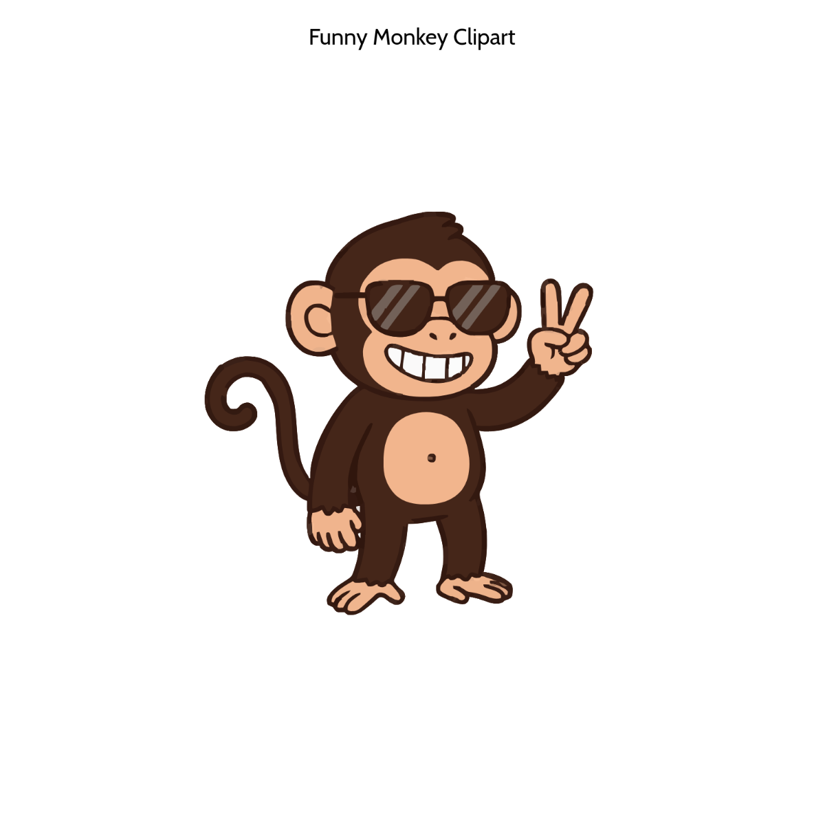 Funny Monkey Clipart Funny Monkey Clipart
