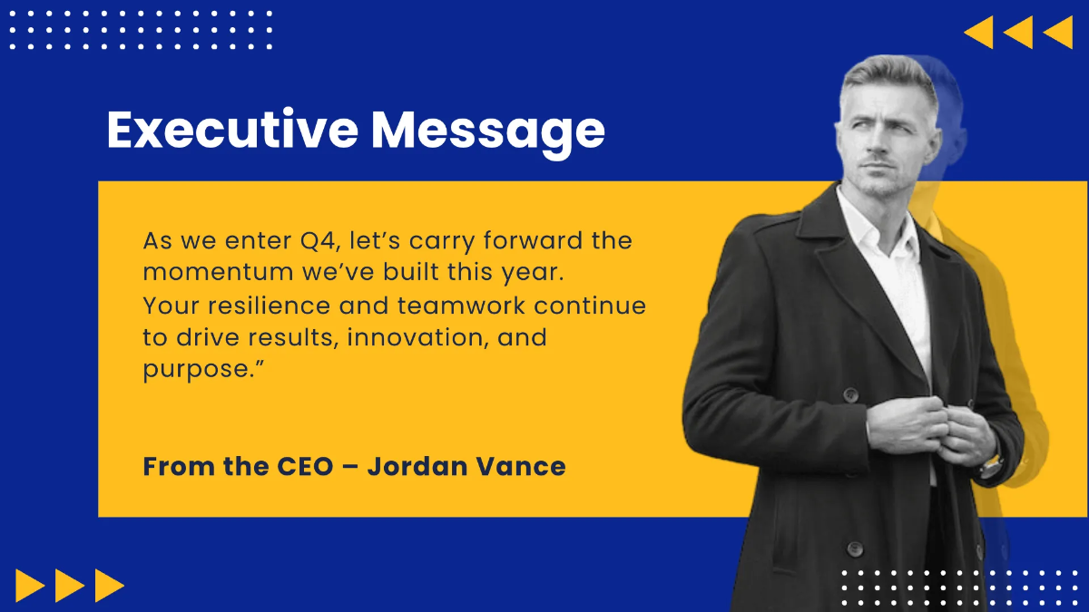 Free Newsletter Presentation Template to Edit Online