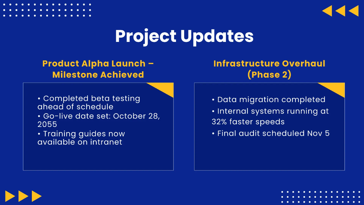 Free Newsletter Presentation Template to Edit Online