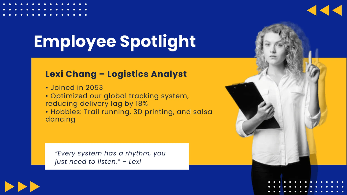 Free Newsletter Presentation Template to Edit Online