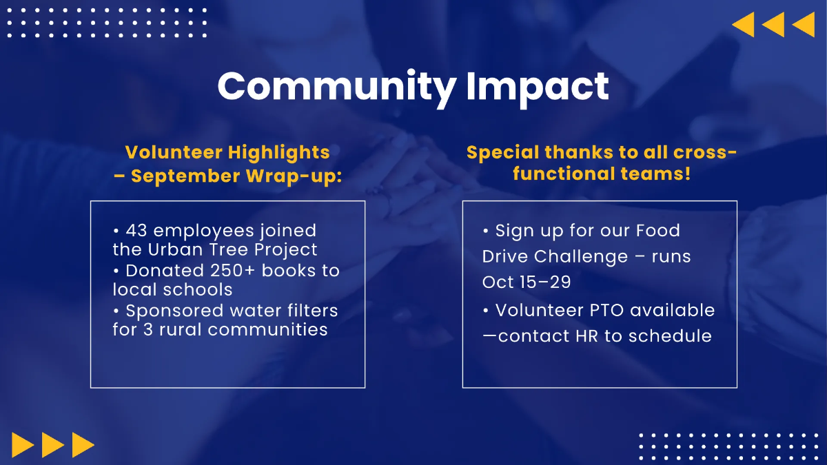 Free Newsletter Presentation Template to Edit Online