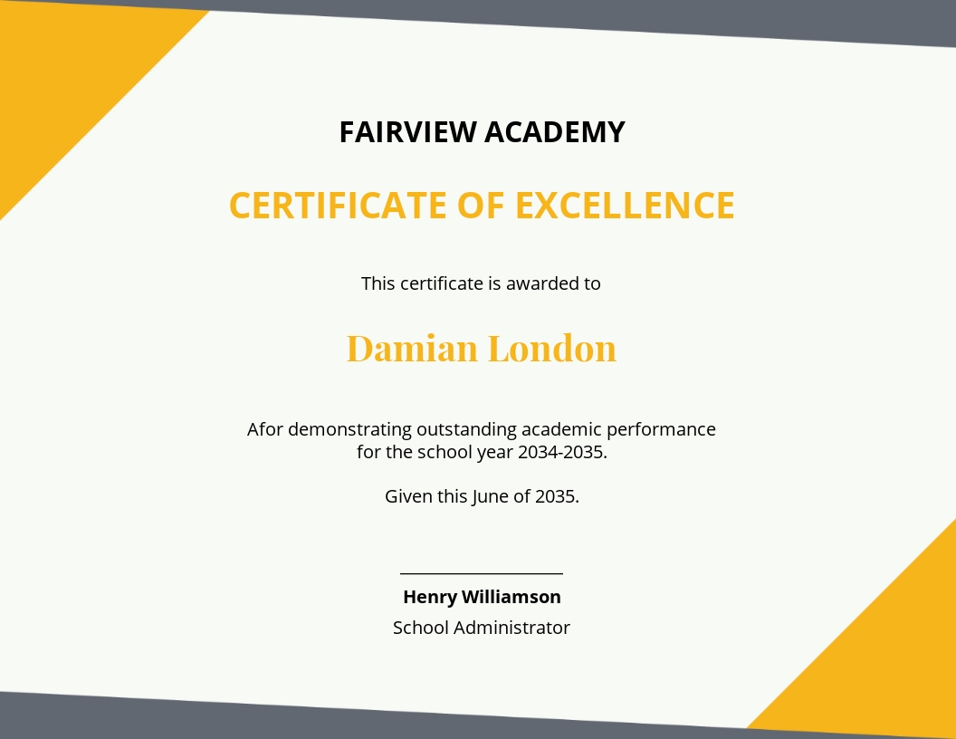 award-of-excellence-certificate-template