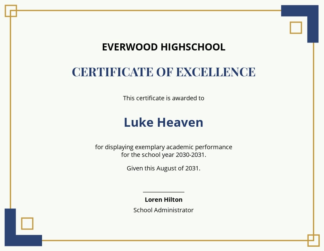 high school academic excellence certificate template.jpe