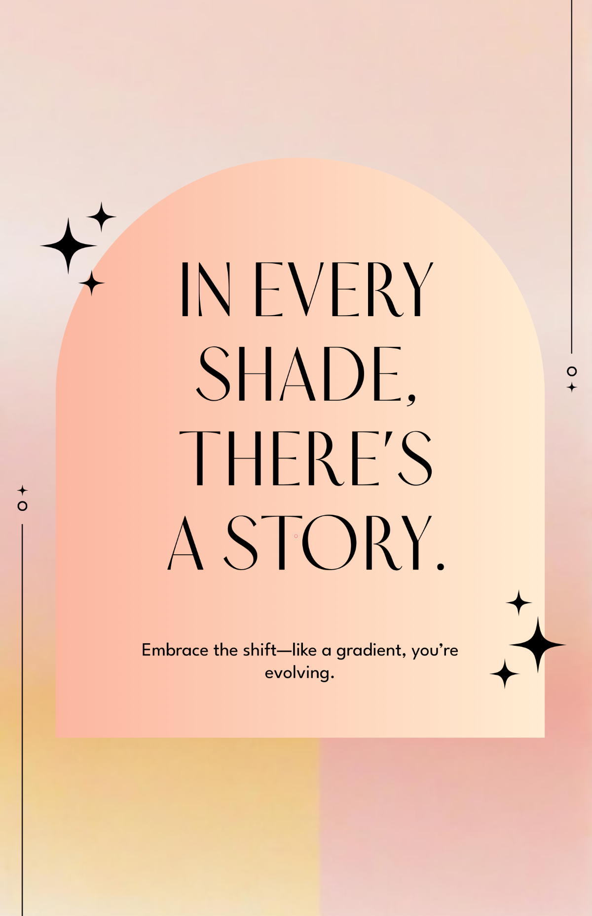 Free Gradient Aesthetic Poster Template