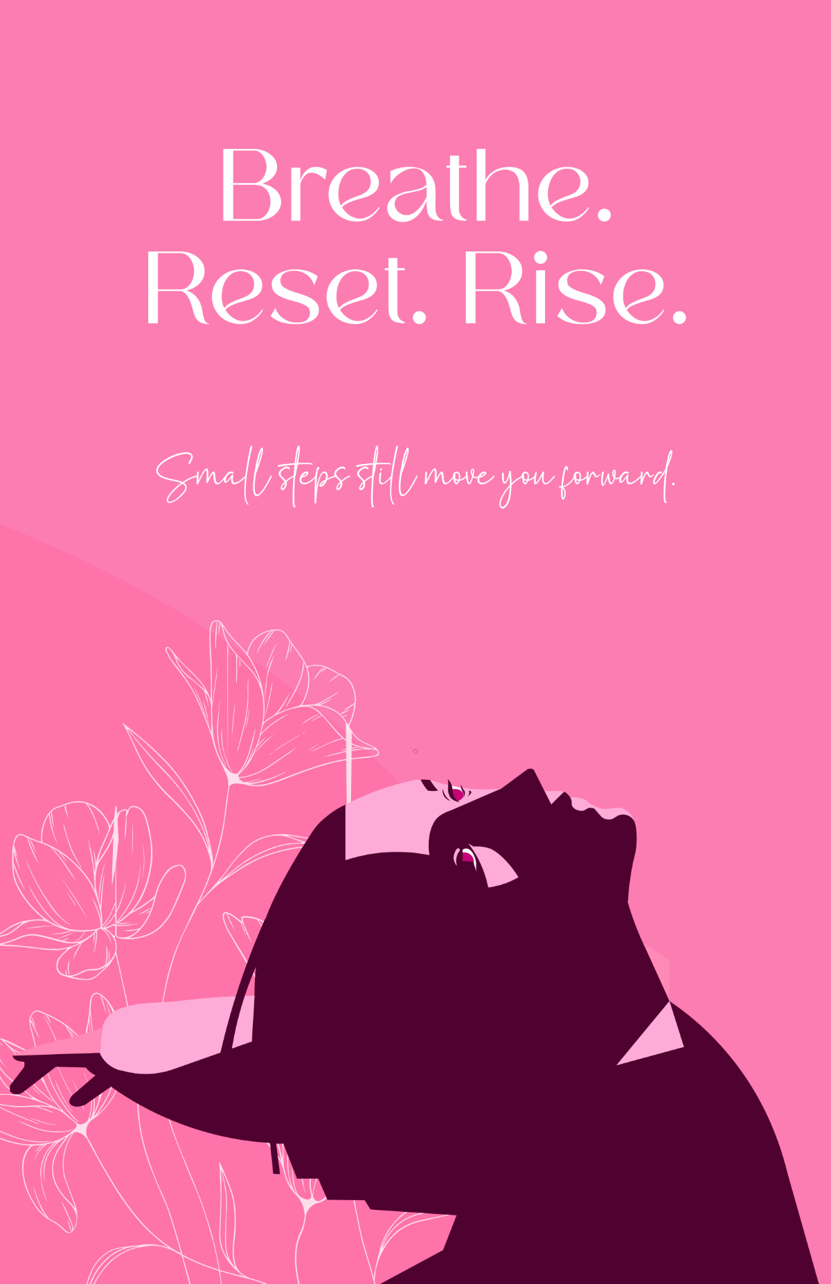 Free Pink Aesthetic Project Poster Template