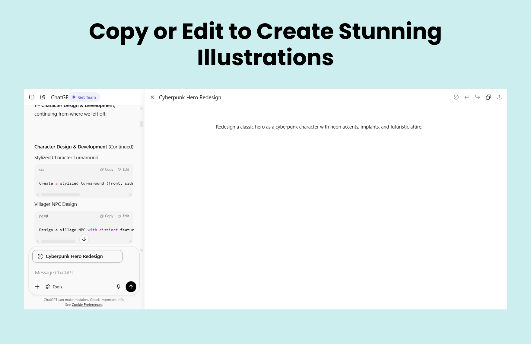 Free ChatGPT Prompts For Illustrations