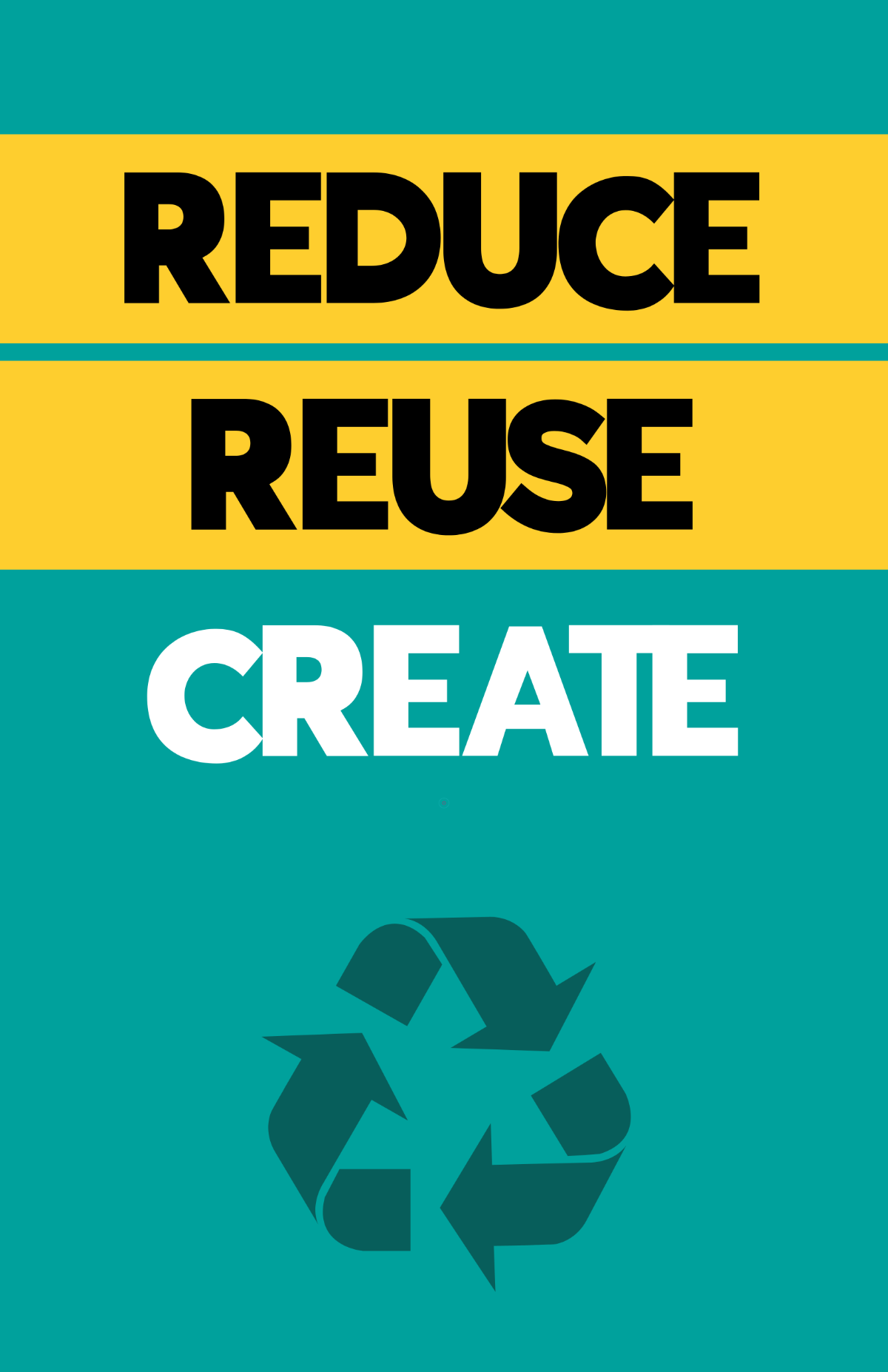 Free Handmade Recycle Poster Template