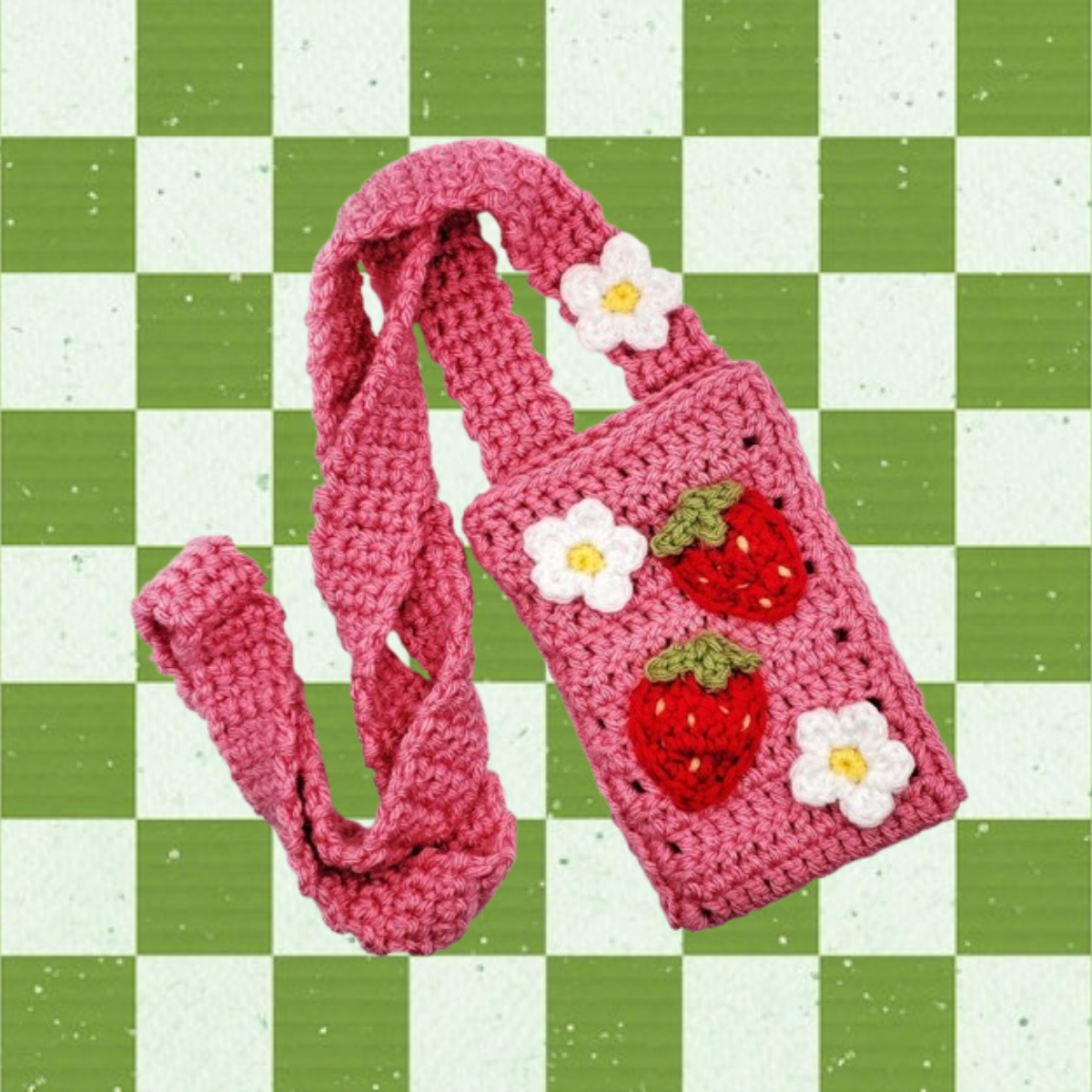 Free Crochet Phone Bag Etsy Photo Template