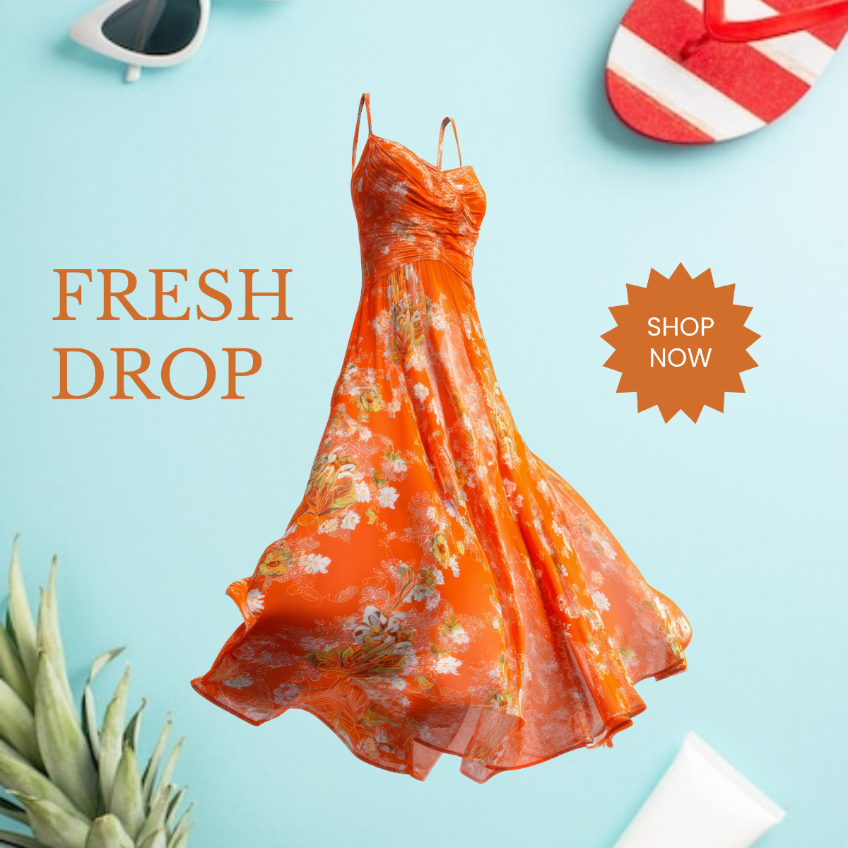 Free Sundress Shopee Photo Template