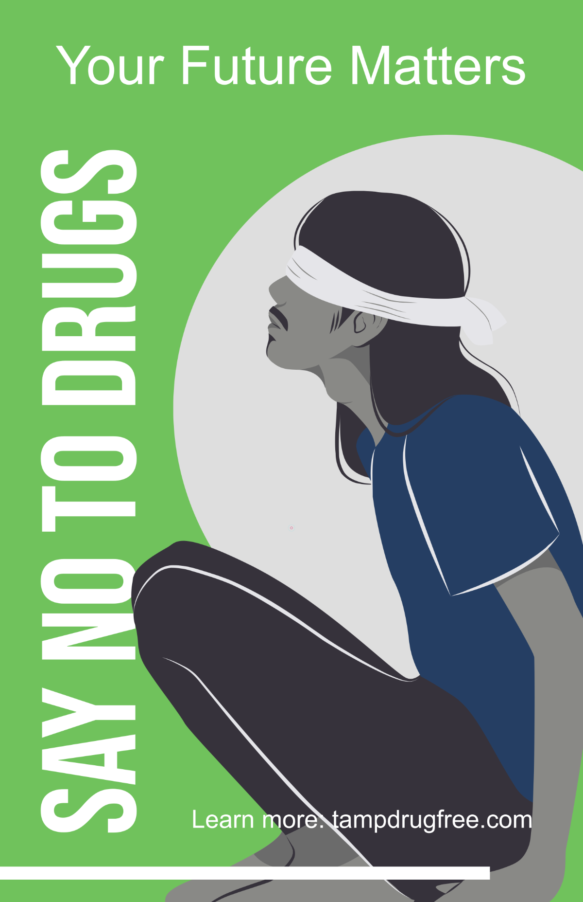 Free Anti- Drug Design Awareness Poster Template
